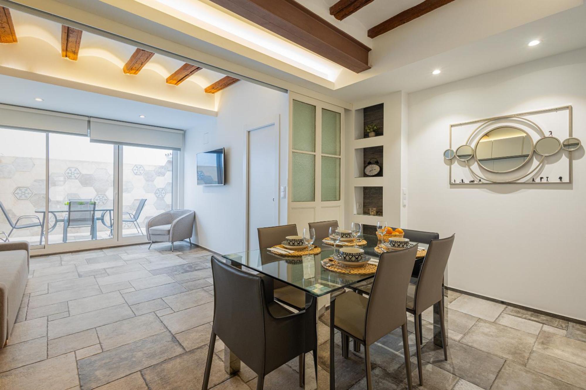 Florit Flats - Center Modern 1Br 2Bth Terrace Wi-Fi Ac Apartment Valencia Exterior photo